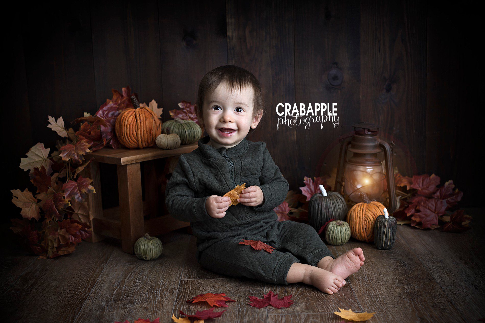 fall themed baby photos