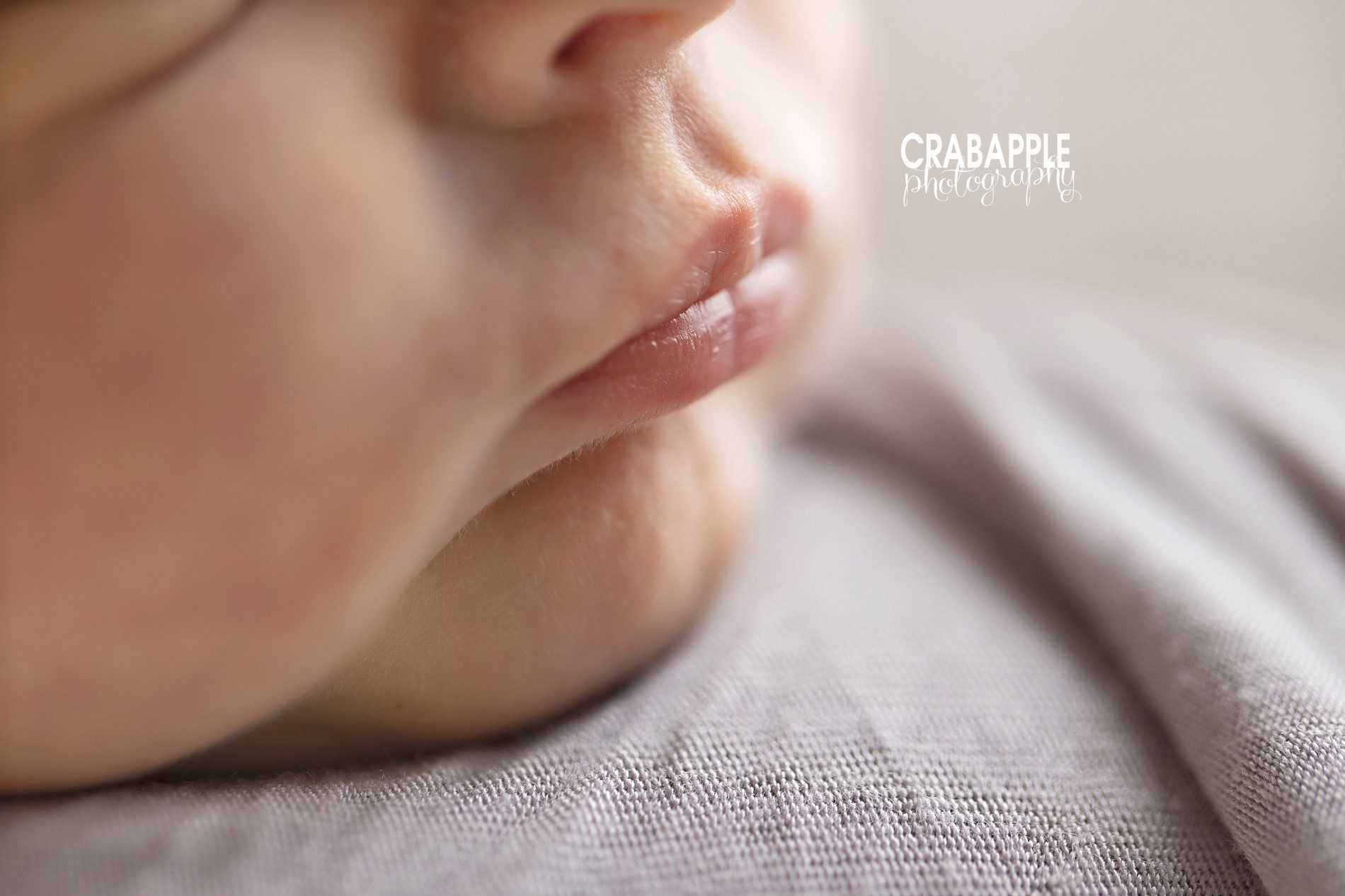 newborn mouth lip close up detail photos