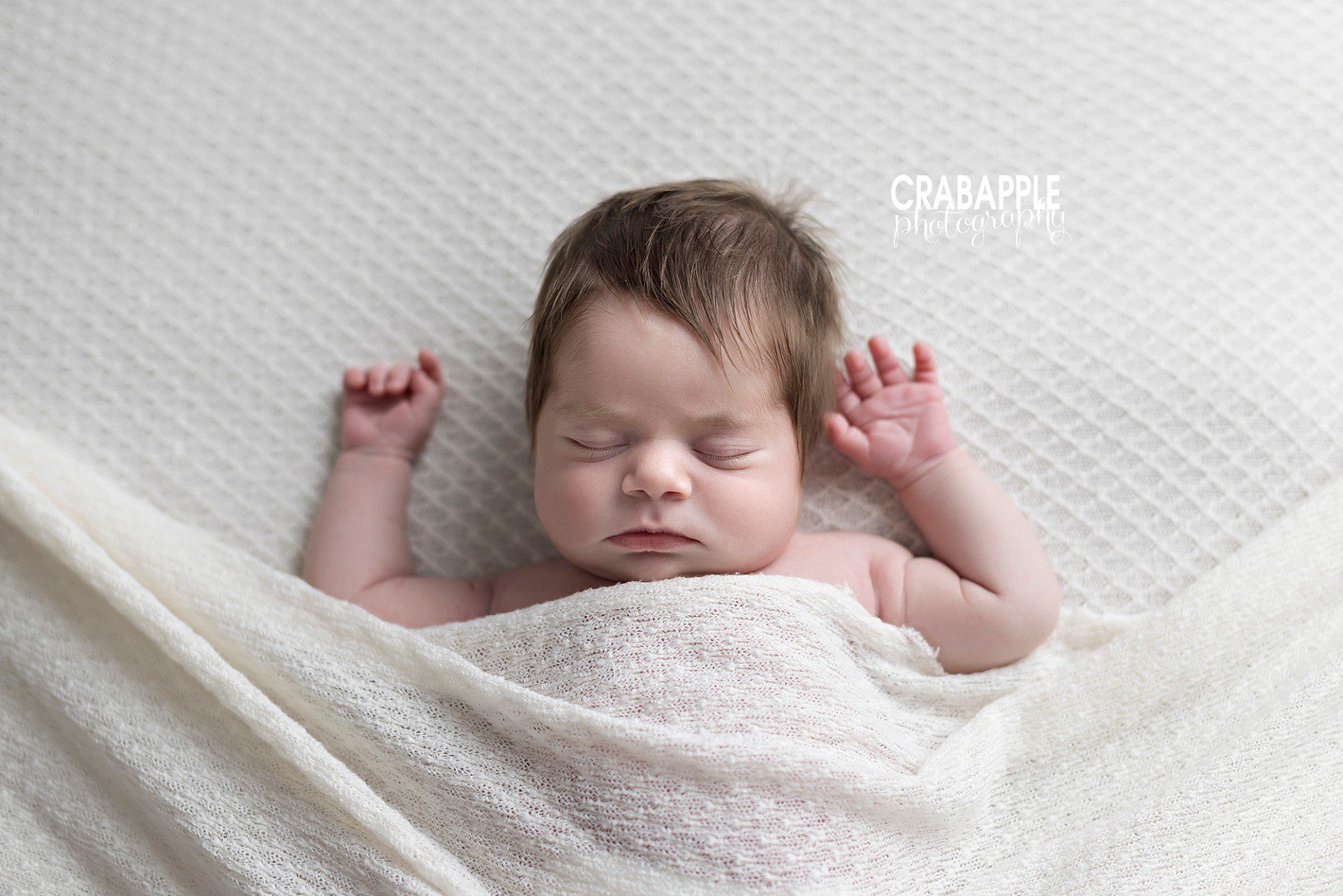 adorable newborn photos with no props