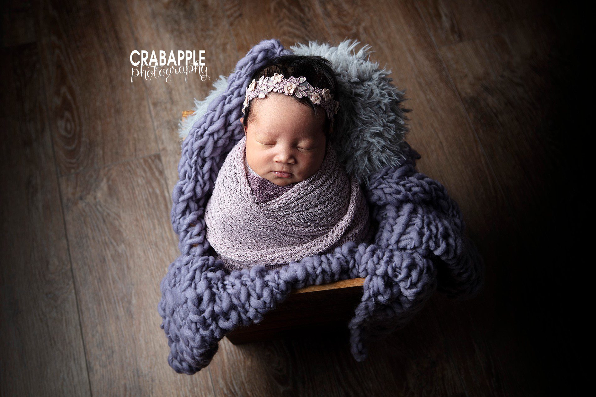 violet newborn pictures for girls