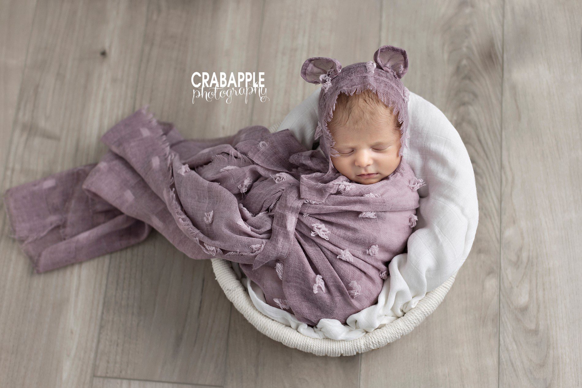 lilac newborn pictures