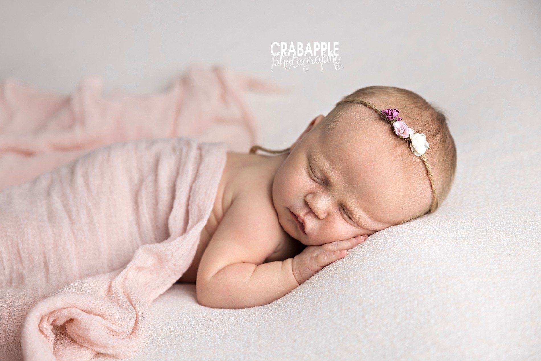 pink newborn photos