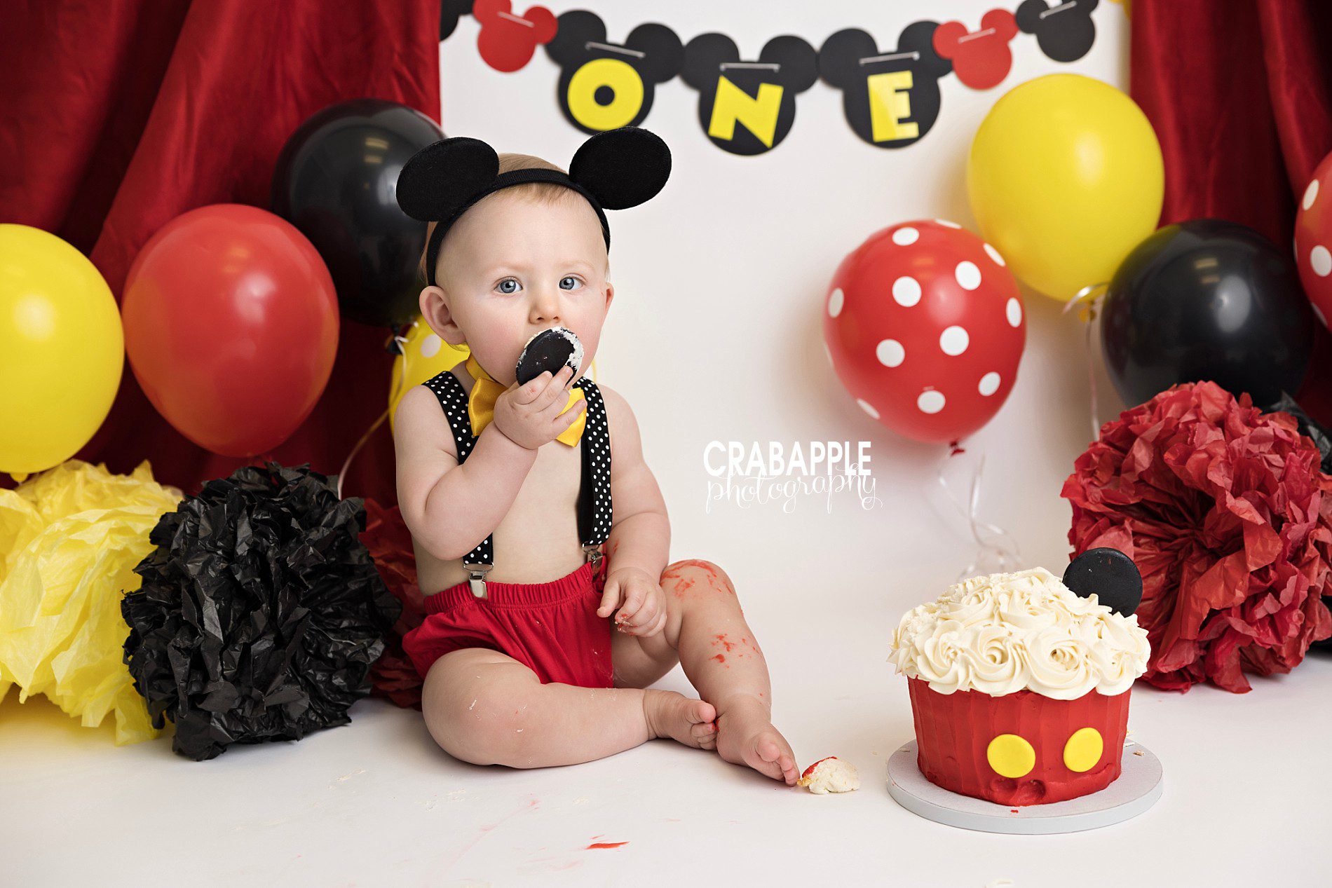 mickey mouse first birthday photography