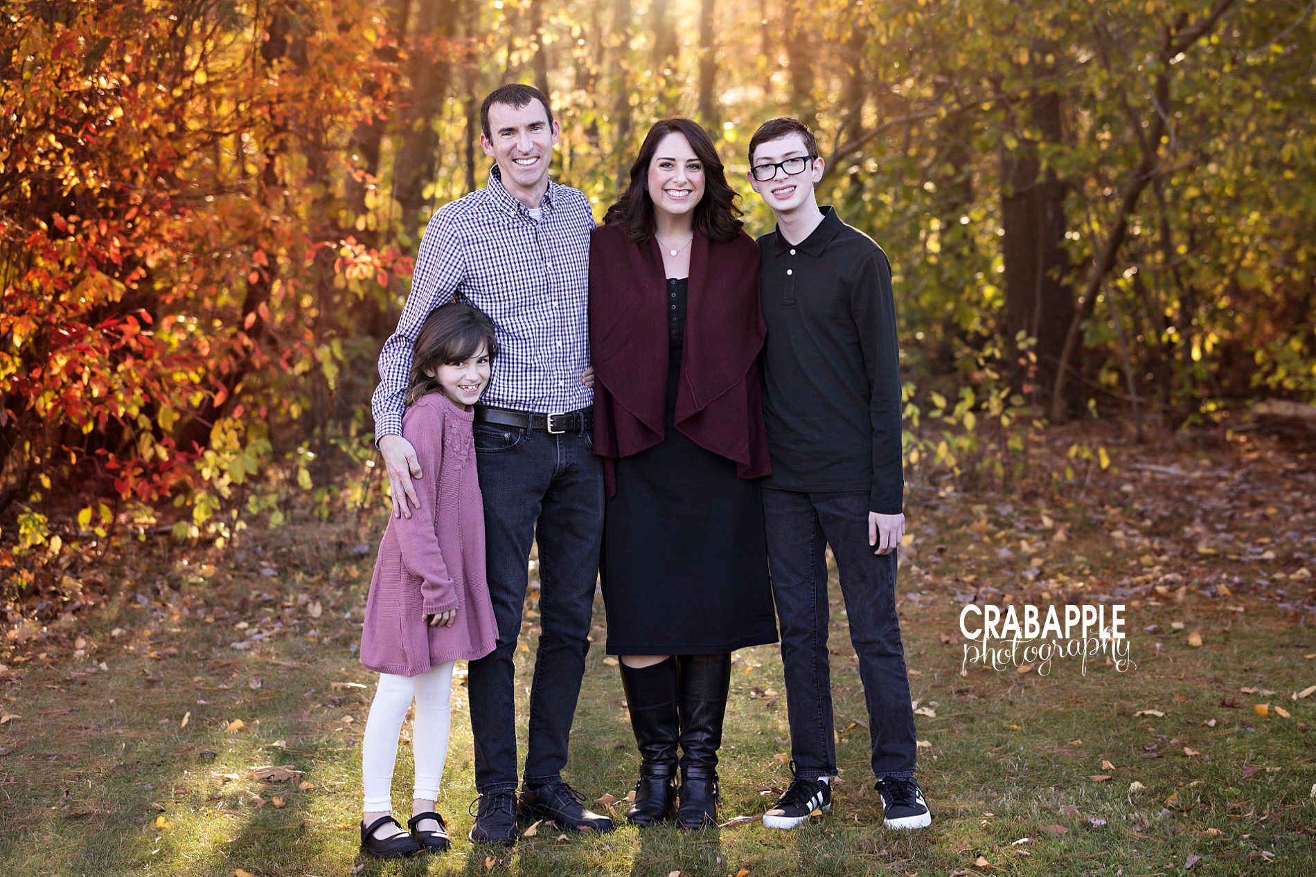 fall family photos outdoors