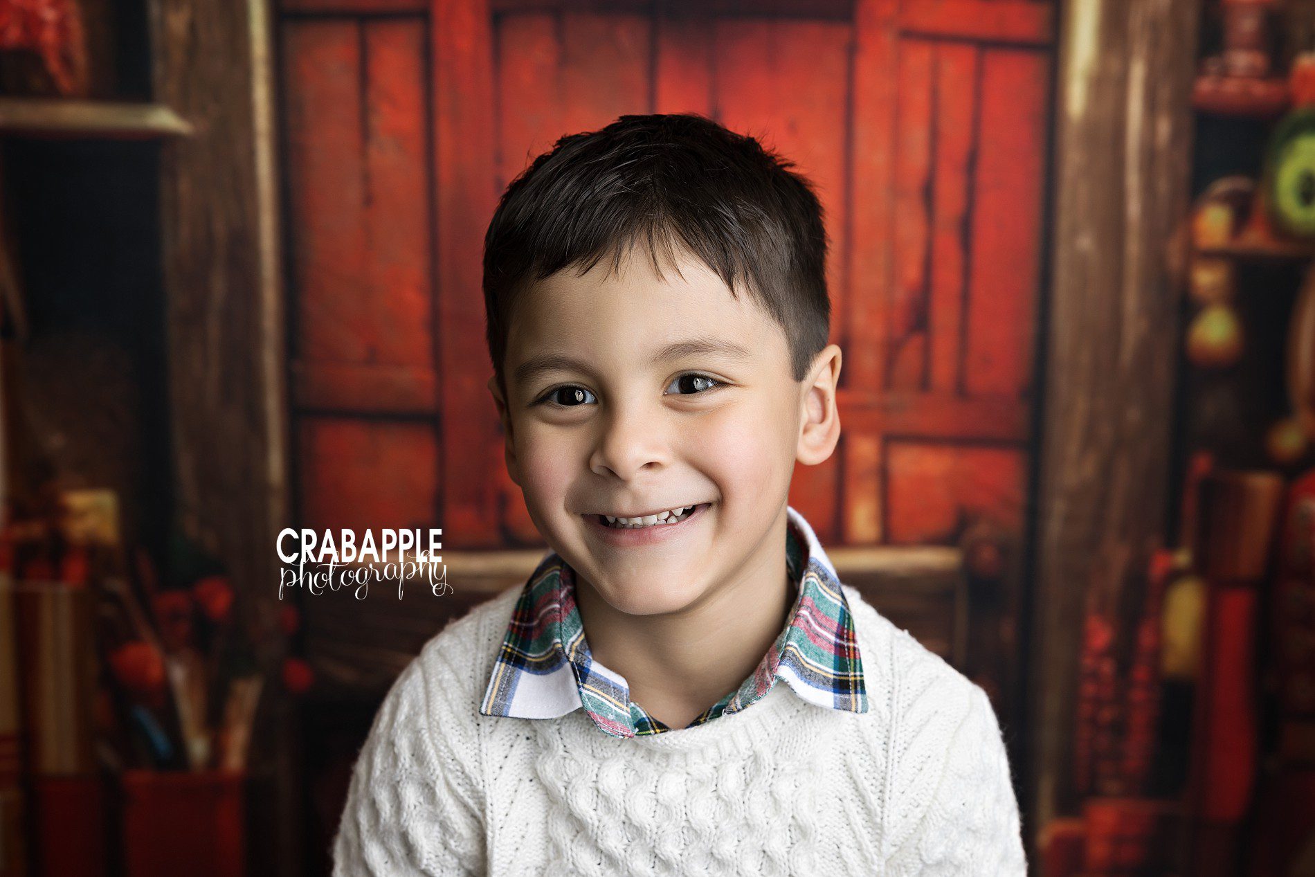 child christmas portrait ideas