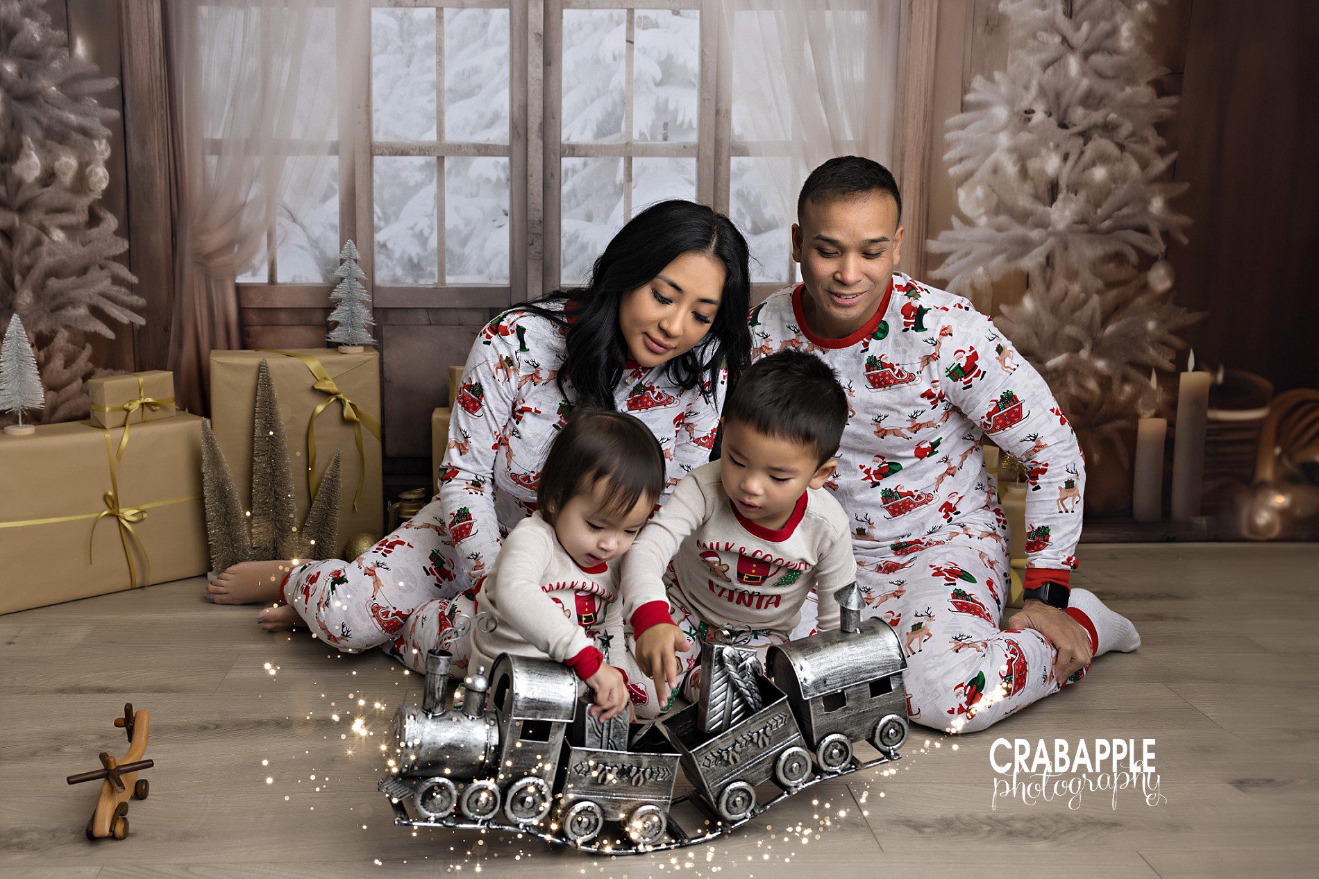 matching pajamas for christmas family photos