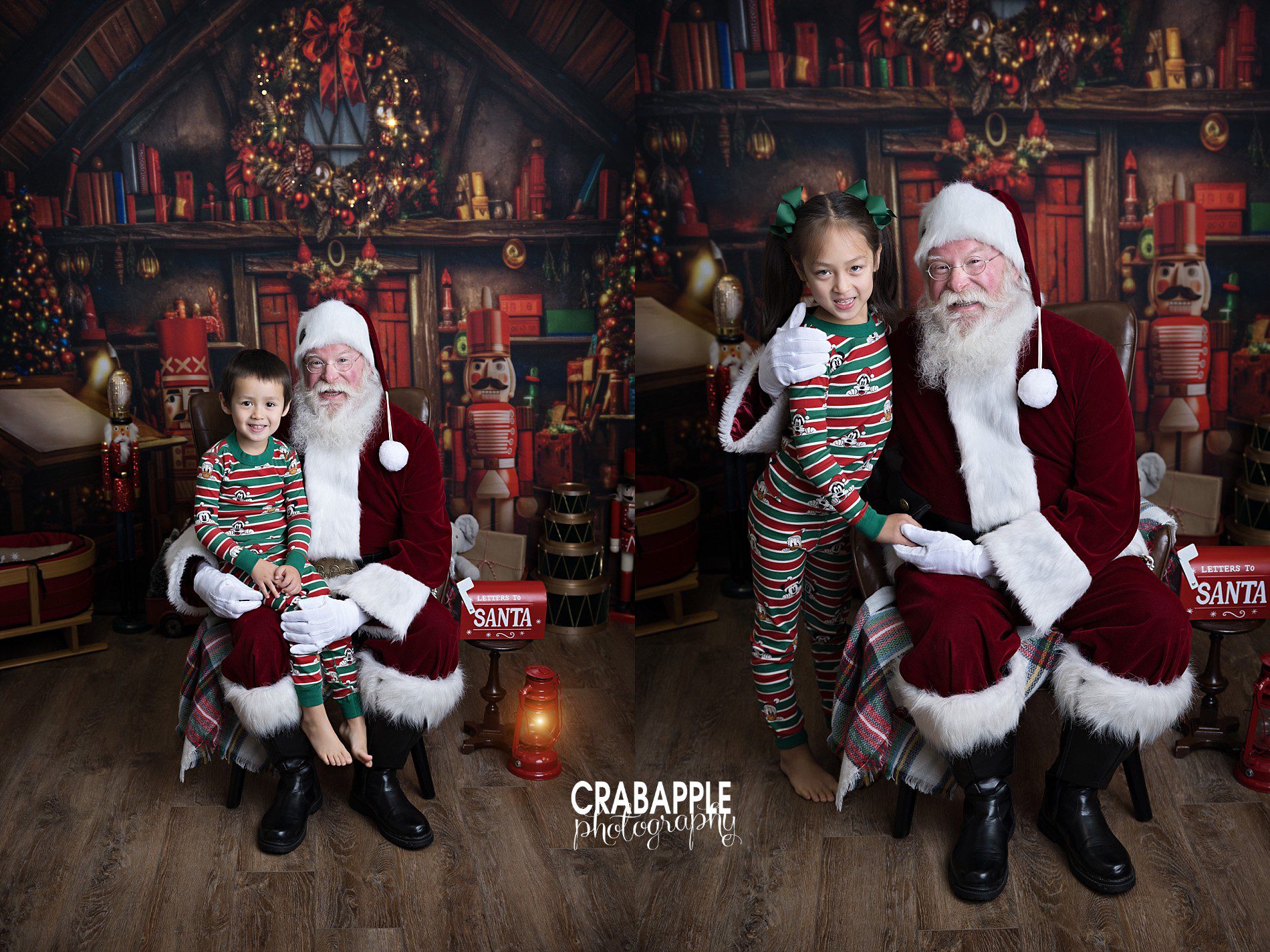 ideas for christmas photos with santa