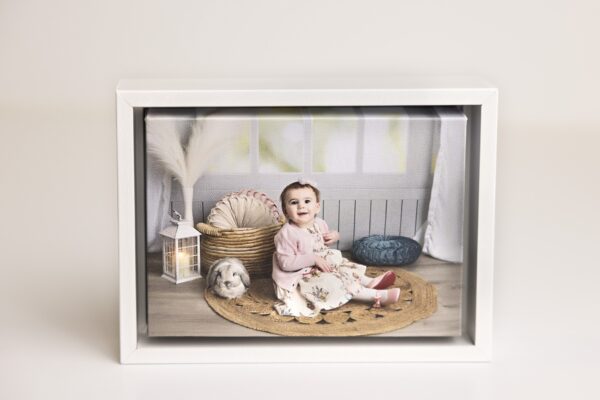 Mother's Day 5x7 White Framed Canvas Wrap
