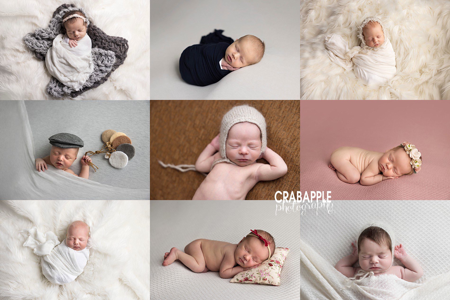 Crabapple Photography serves the Boston, MA area for all of it's newborn photo needs.
