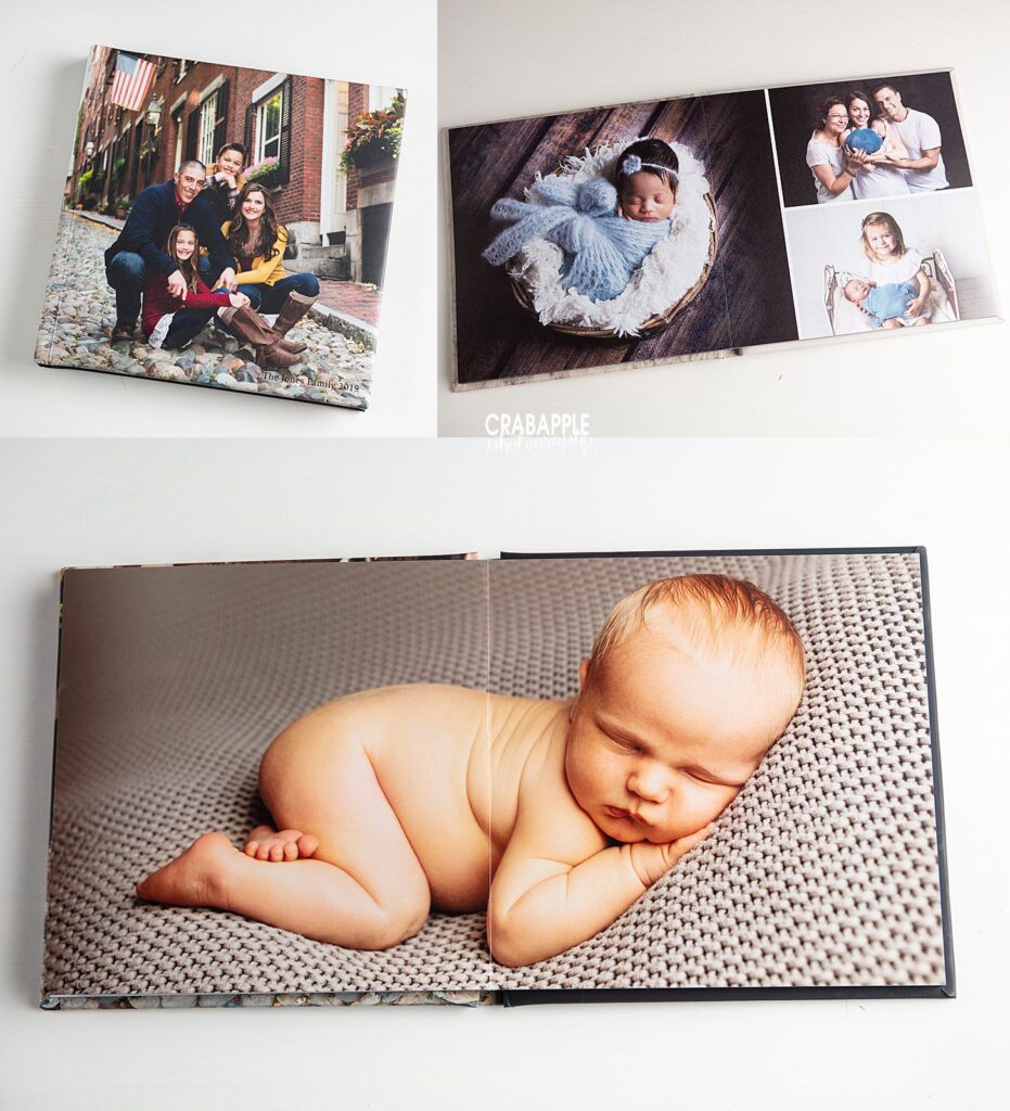 Examples of professionally printed albums