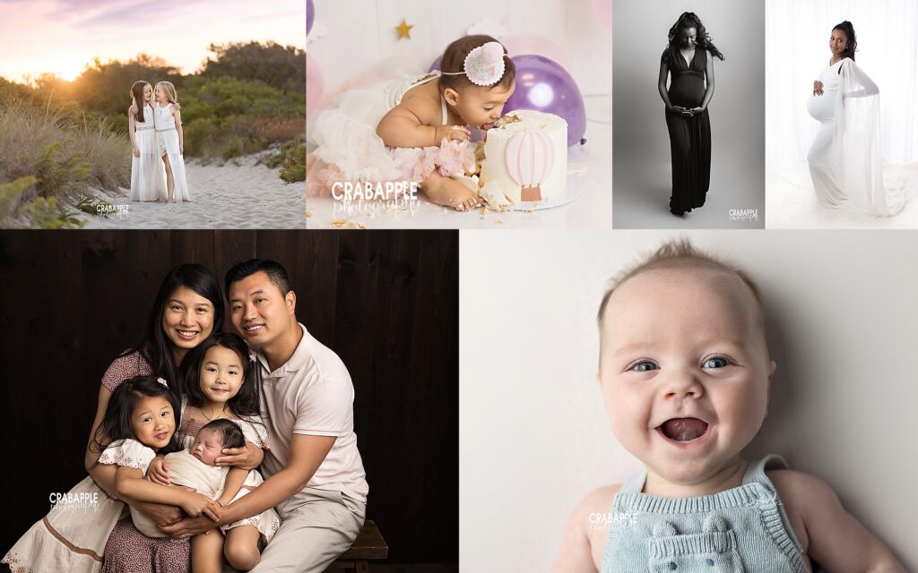 Learn more about family portrait session pricing with Boston Area's Crabapple Photography