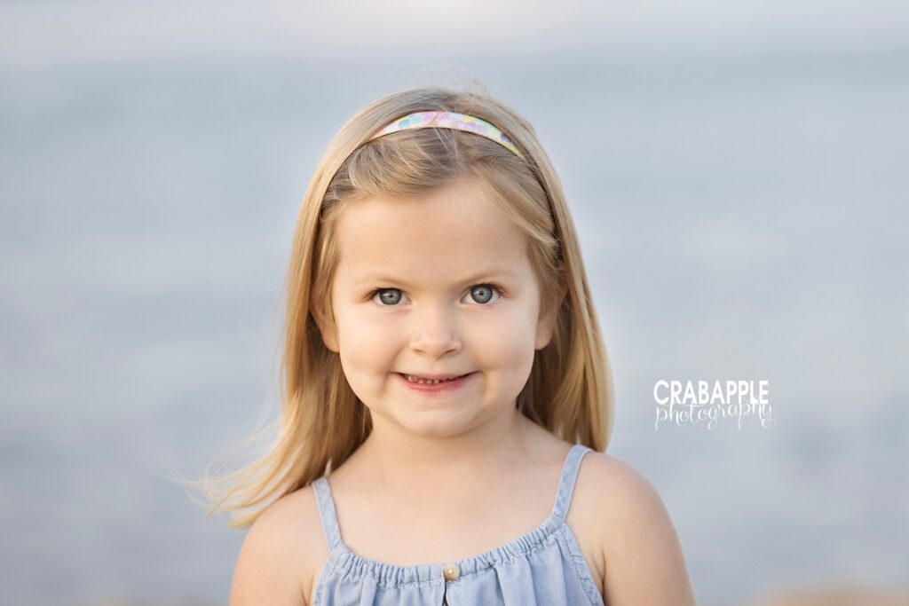 Toddler portrait photography Melrose MA Toddler portrait photography ideas during family beach photos