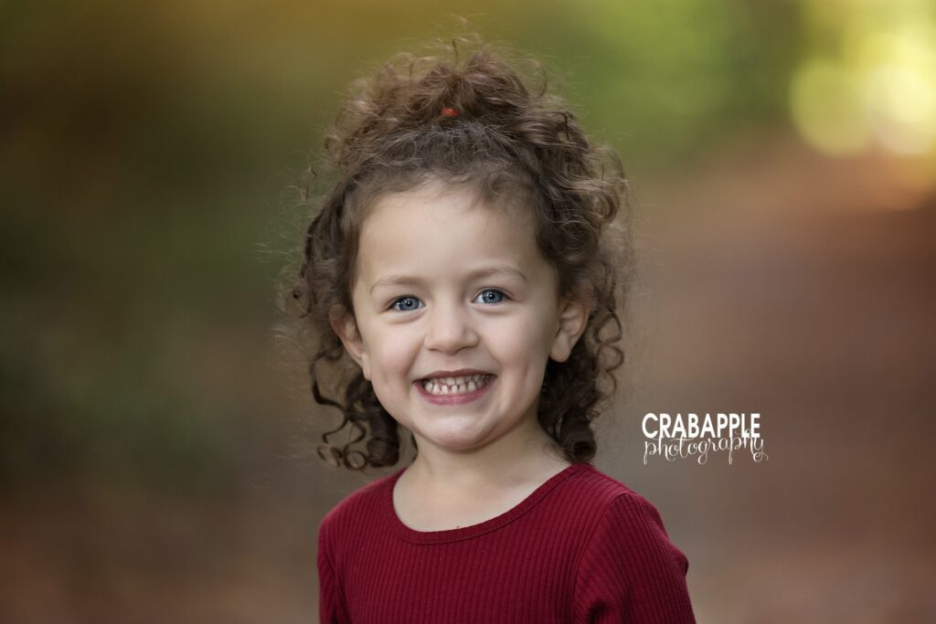 Ruby or burgundy styling ideas for fall child photos