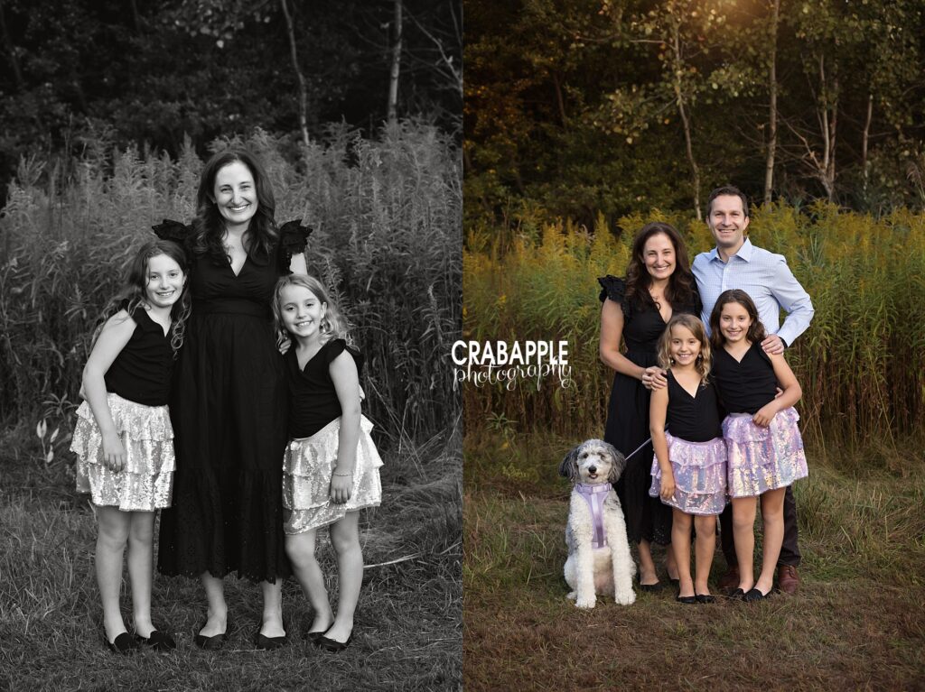 Family portrait pose ideas outside