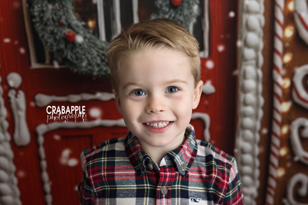 Timeless styling inspiration for child Christmas portraits