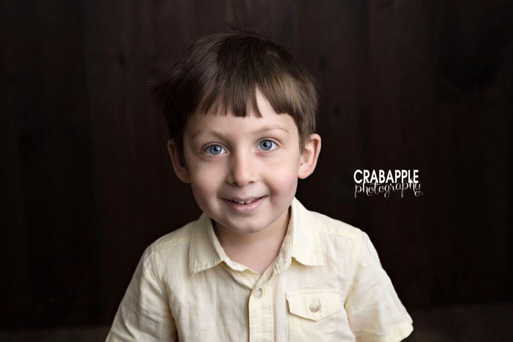 Older sibling portrait during a 3 month baby photoshoot session

