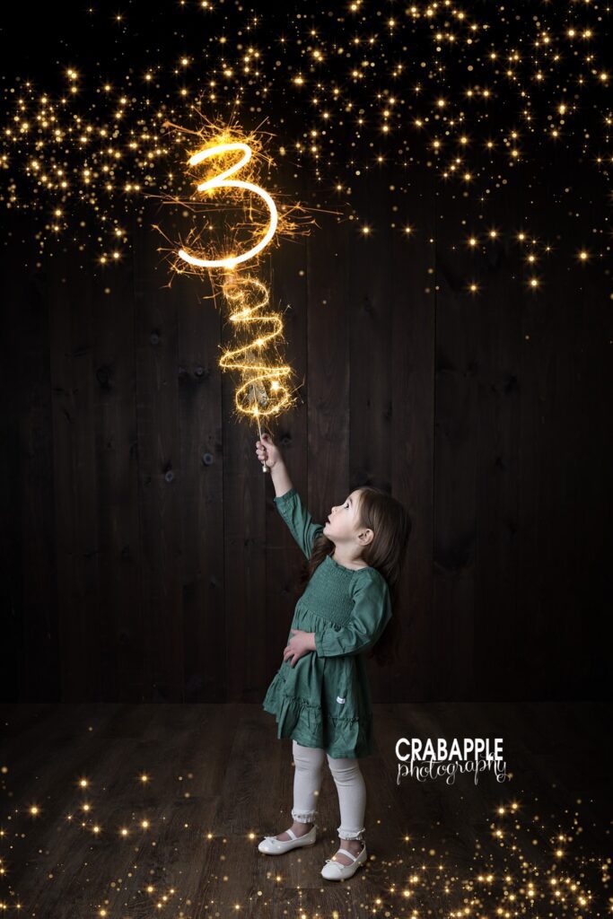 Magical toddler photo ideas using digital editing