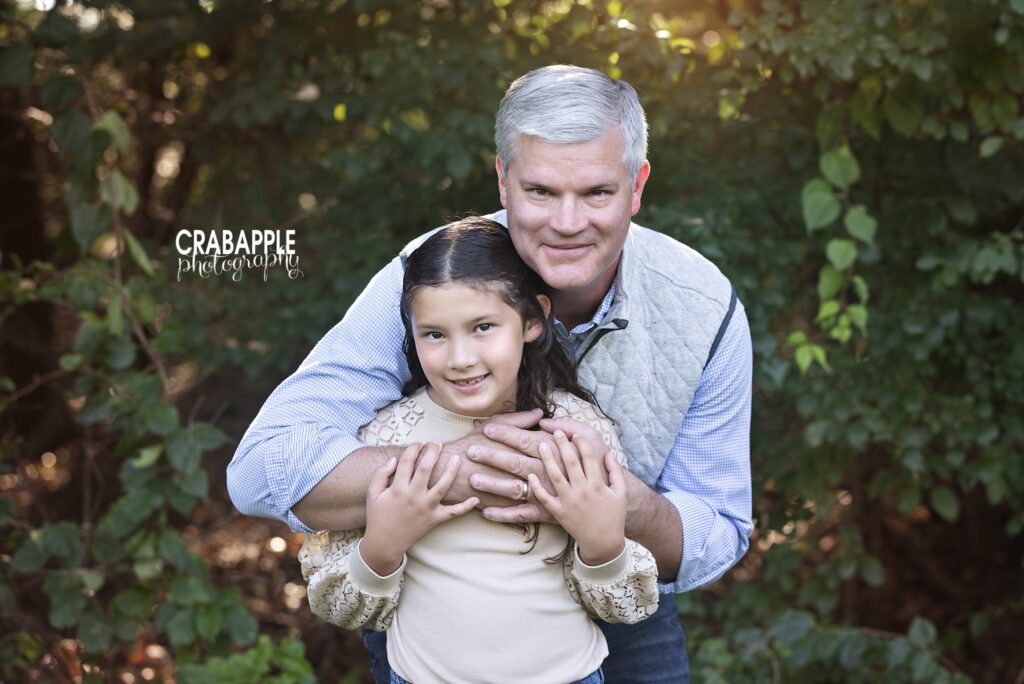 Dad and child fall family photos Dad and child together during fall family photos in Medford MA